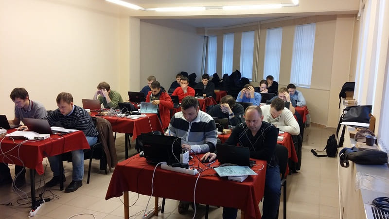 группа будущих специалистов