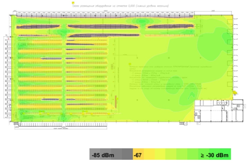 Уровень сигнала 5ГГц Ярус-1 Уровень сигнала 5ГГц Ярус-1