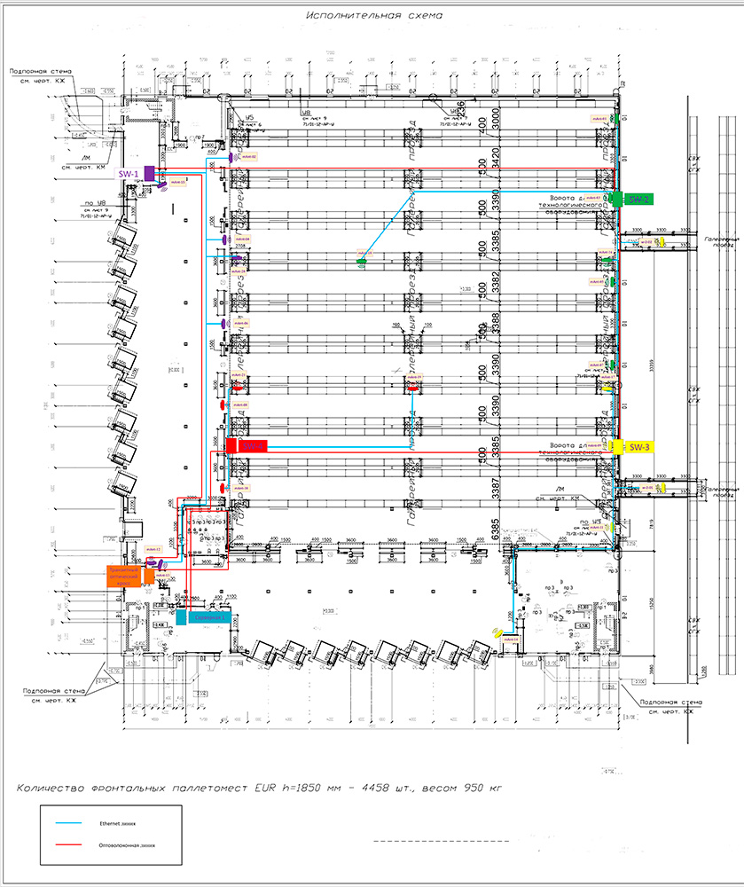 точки доступа первый склад размещение точек доступа на первом складе