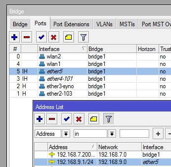 Скриншот 5. IP-адрес на подчинённом интерфейсе
